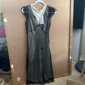 Max Studio sheer dress